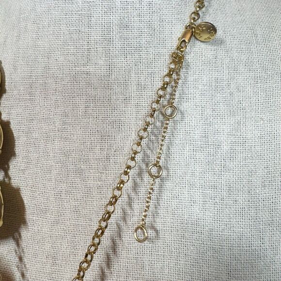 J Crew Necklace Black Bubble Runway Necklace Chic Dark Academia Dark Goth 30” - Picture 9 of 12